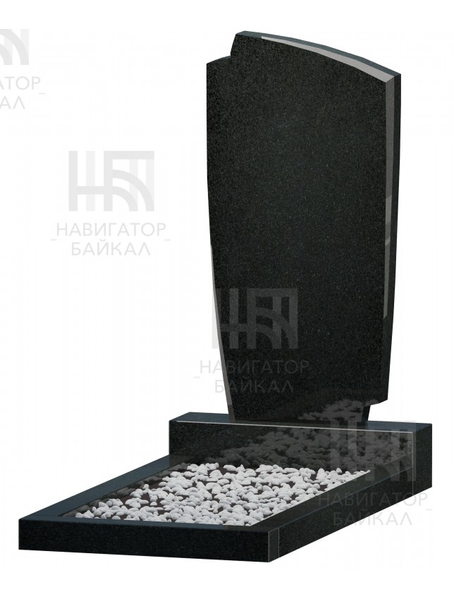 Фигурный памятник FZ-70, черный гранит, 3 размера