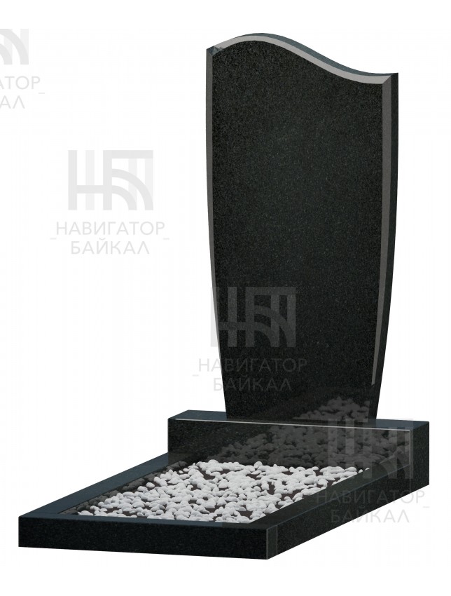 Фигурный памятник FZ-72, черный гранит, 3 размера