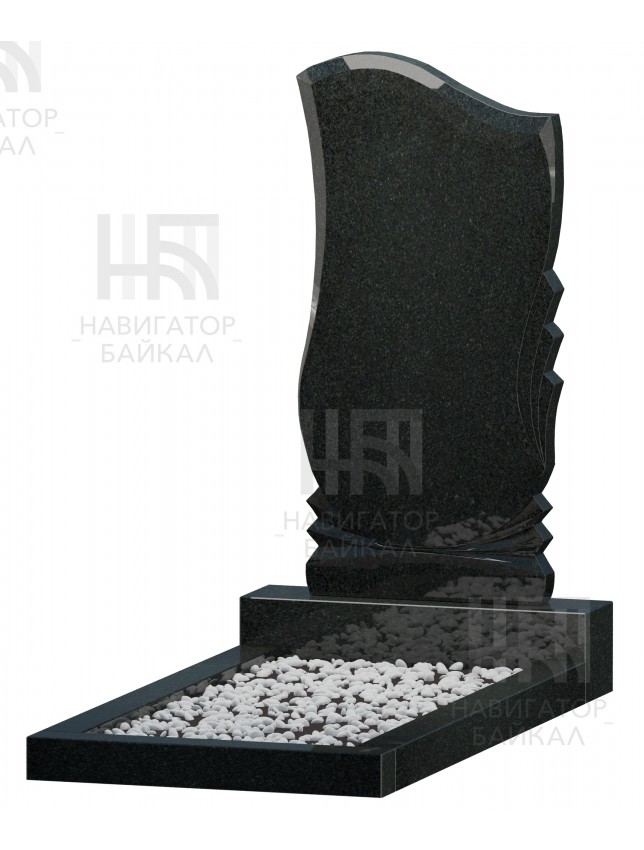 Фигурный памятник FZ-78L, черный гранит, 3 размера