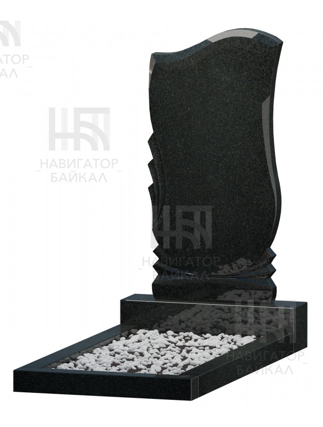 Фигурный памятник FZ-78R, черный гранит, 3 размера