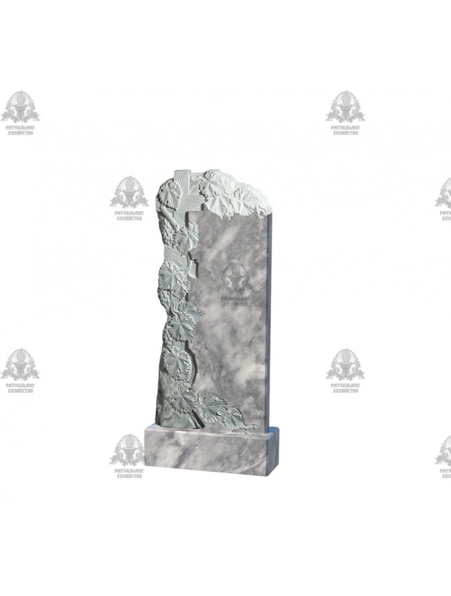 Памятник мраморный с березой №4.11