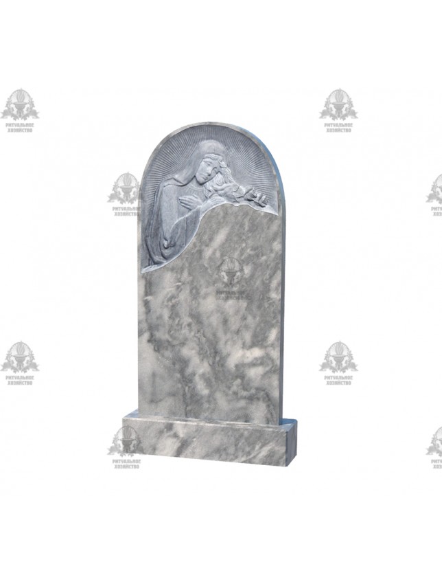 Фрезеровка на мраморном памятнике «Скорбящие, тип 3»
