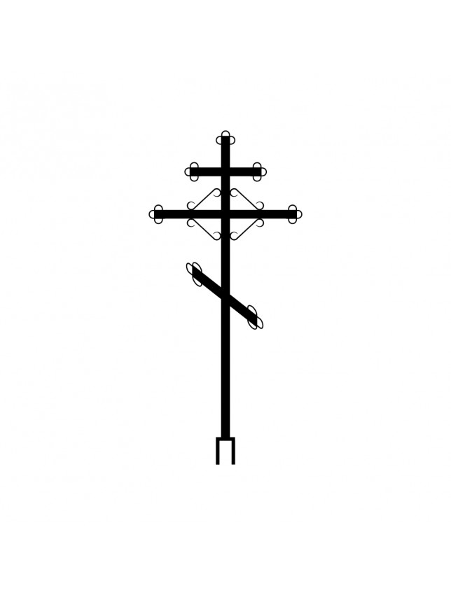 Крест на могилу К-03