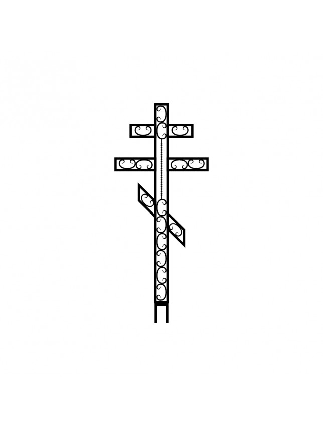 Крест на могилу К-07